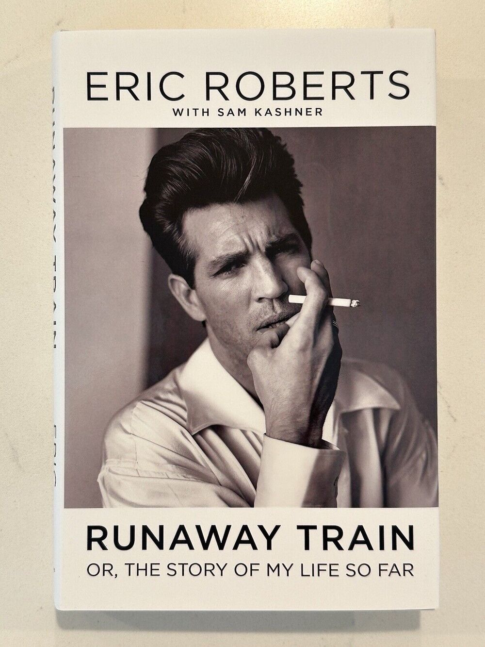 AUTOGRAPHED SIGNED Runaway Train by Eric Roberts (2024, Hardcover)
